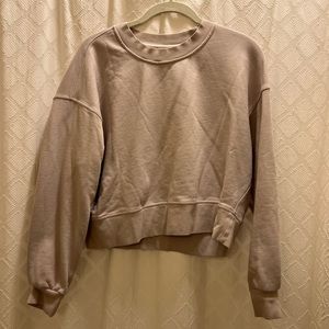 Lululemon cropped sweatshirt